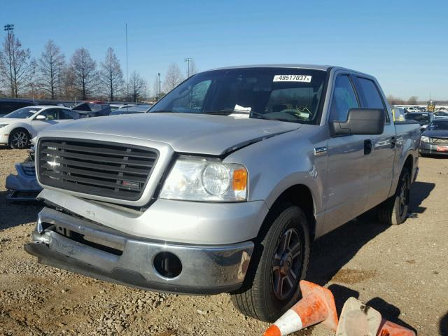 1FTRW12W96KD04311 - 2006 FORD F150 SUPER SILVER photo 2