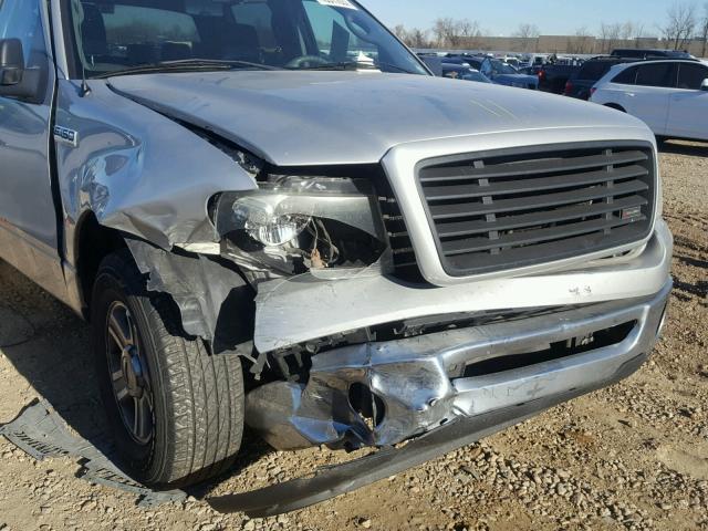 1FTRW12W96KD04311 - 2006 FORD F150 SUPER SILVER photo 9