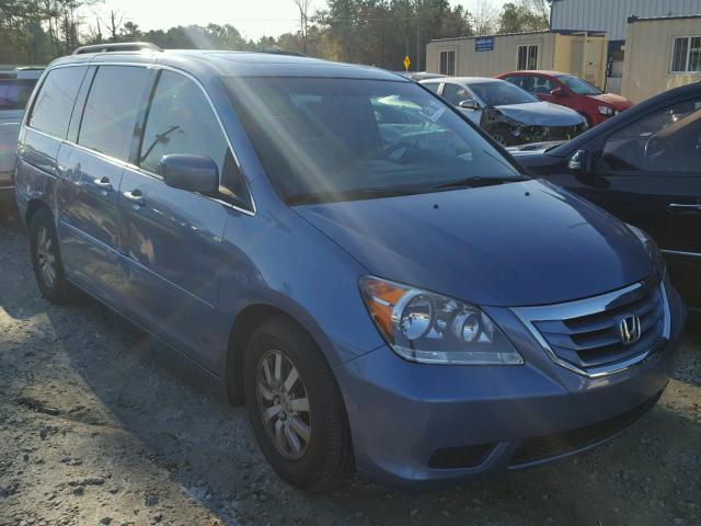 5FNRL38779B010086 - 2009 HONDA ODYSSEY EX BLUE photo 1