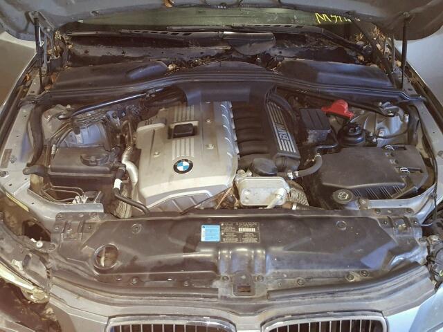 WBANE735X6CM39119 - 2006 BMW 530 I GRAY photo 7