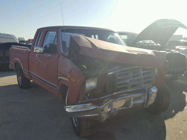 1FTEX15F5DKA13681 - 1983 FORD F150 RED photo 1