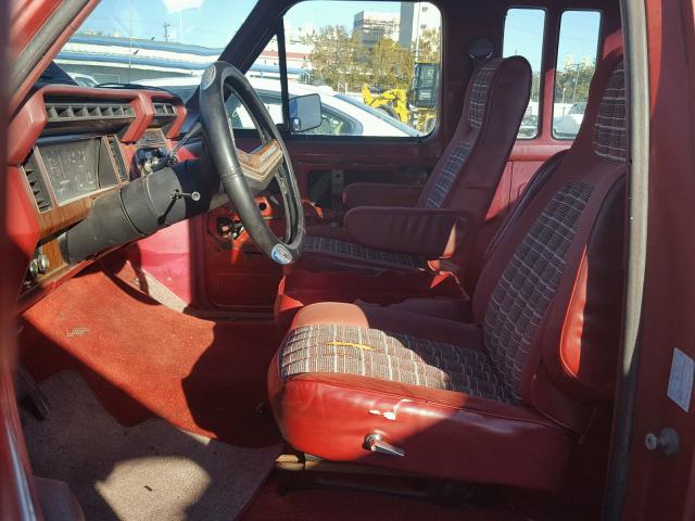 1FTEX15F5DKA13681 - 1983 FORD F150 Қызыл фото 5