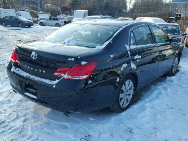 4T1BK36B17U189513 - 2007 TOYOTA AVALON XL BLACK photo 4