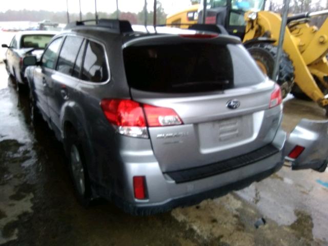 4S4BRCCC8B3446254 - 2011 SUBARU OUTBACK 2. GRAY photo 3