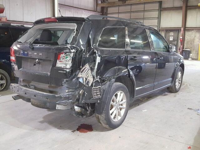 3C4PDDBG6DT518546 - 2013 DODGE JOURNEY SX BLACK photo 4