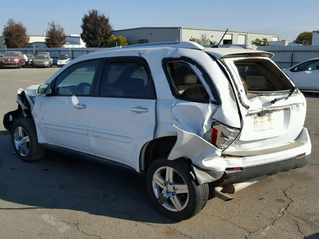 2CNDL73F386329033 - 2008 CHEVROLET EQUINOX LT WHITE photo 3