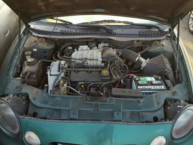 1FAFP53U2XA295002 - 1999 FORD TAURUS SE GREEN photo 7