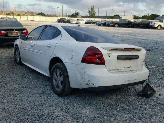 2G2WP552581145066 - 2008 PONTIAC GRAND PRIX WHITE photo 3
