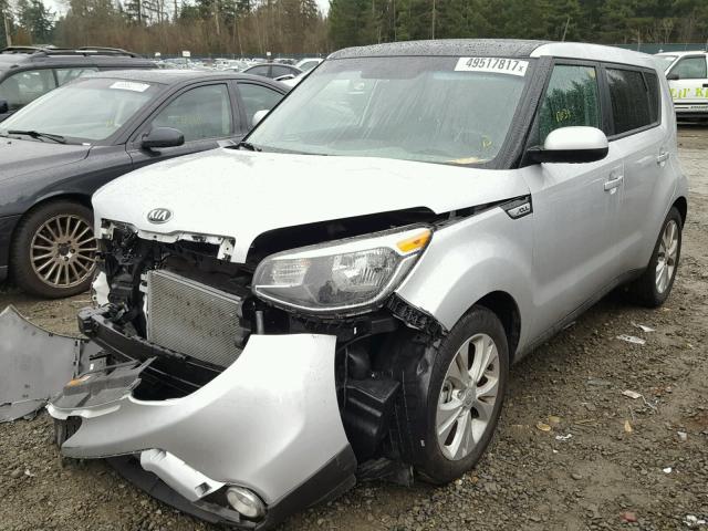 KNDJP3A50G7865208 - 2016 KIA SOUL + SILVER photo 2