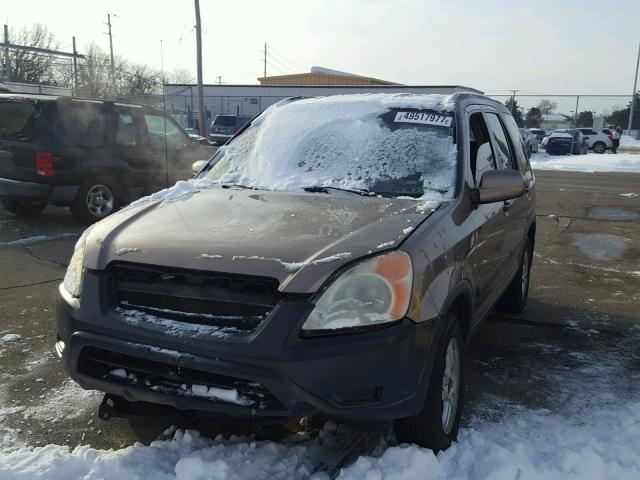 JHLRD78824C040537 - 2004 HONDA CR-V EX TAN photo 2