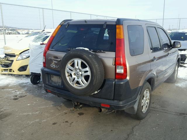 JHLRD78824C040537 - 2004 HONDA CR-V EX TAN photo 4