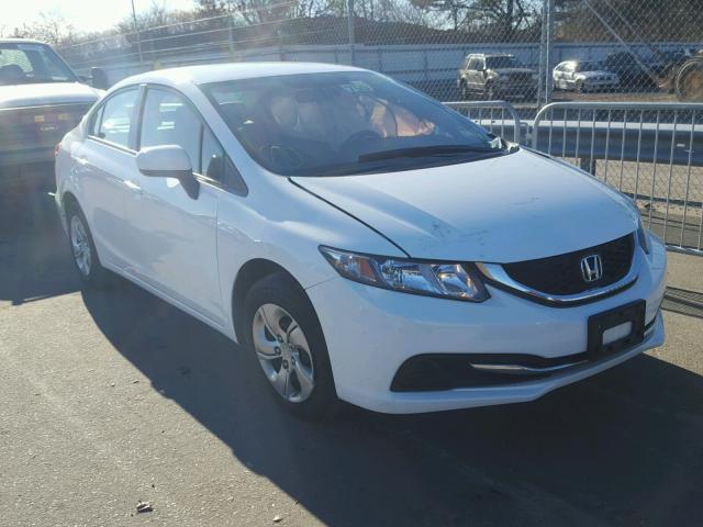 19XFB2F59FE271285 - 2015 HONDA CIVIC LX WHITE photo 1