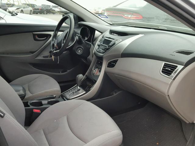 KMHDH4AE7DU917099 - 2013 HYUNDAI ELANTRA GL GRAY photo 5