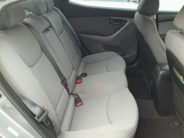 KMHDH4AE7DU917099 - 2013 HYUNDAI ELANTRA GL GRAY photo 6