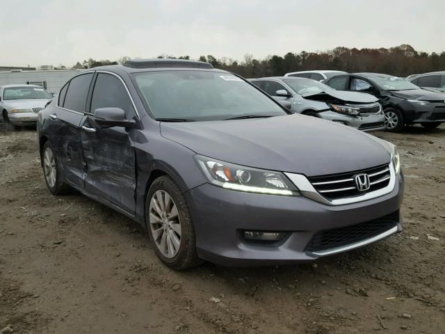 1HGCR3F81FA011191 - 2015 HONDA ACCORD EXL GRAY photo 1