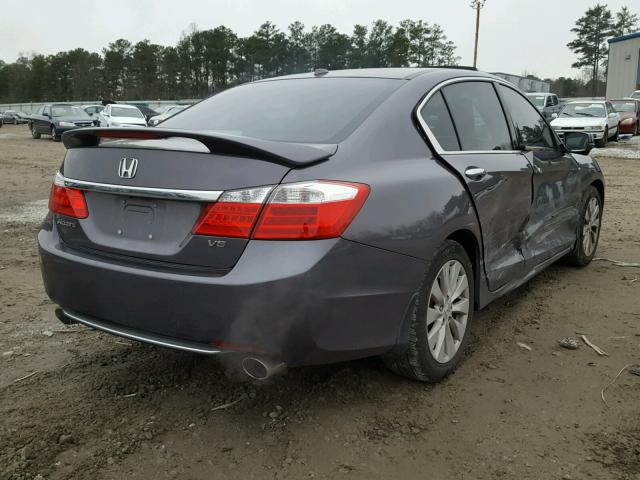 1HGCR3F81FA011191 - 2015 HONDA ACCORD EXL GRAY photo 4