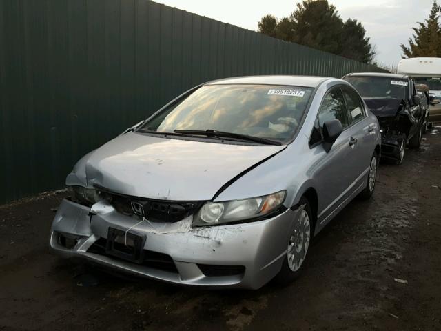 2HGFA16399H339784 - 2009 HONDA CIVIC VP SILVER photo 2