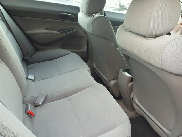 2HGFA16399H339784 - 2009 HONDA CIVIC VP SILVER photo 6