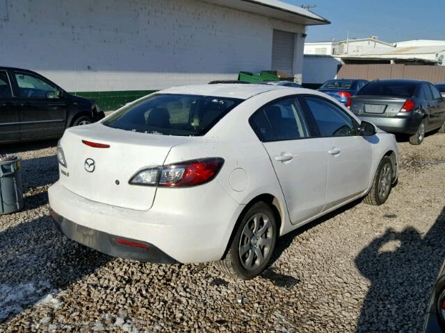 JM1BL1UF2B1478812 - 2011 MAZDA 3 I WHITE photo 4