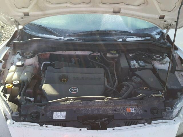 JM1BL1UF2B1478812 - 2011 MAZDA 3 I WHITE photo 7