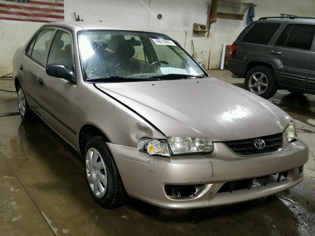 2T1BR12E31C481768 - 2001 TOYOTA COROLLA CE BEIGE photo 1