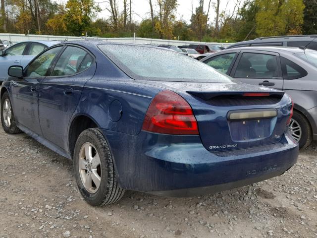 2G2WP522451216127 - 2005 PONTIAC GRAND PRIX BLUE photo 3