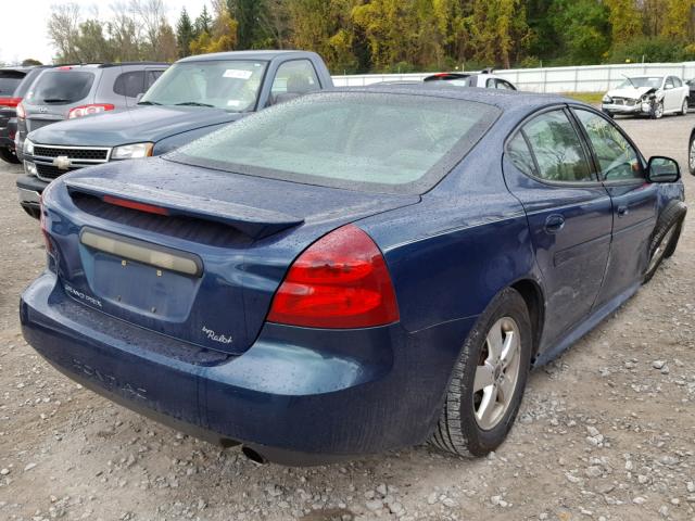 2G2WP522451216127 - 2005 PONTIAC GRAND PRIX BLUE photo 4