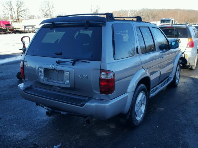 JNRDR07Y51W112794 - 2001 INFINITI QX4 SILVER photo 4