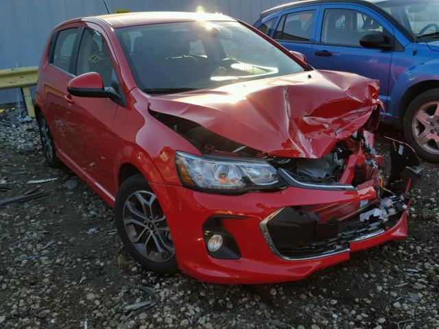 1G1JD6SH9H4153651 - 2017 CHEVROLET SONIC LT 红色 照片 1