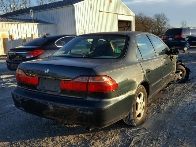 1HGCG5656WA260464 - 1998 HONDA ACCORD EX GREEN photo 4