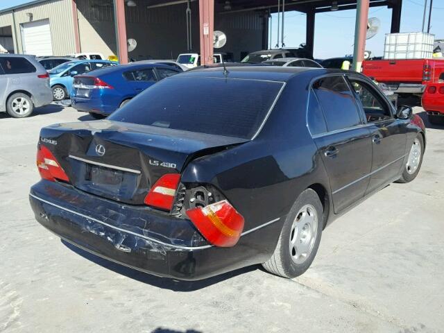 JTHBN30F730107162 - 2003 LEXUS LS 430 BLACK photo 4