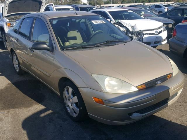 1FAFP38311W314539 - 2001 FORD FOCUS ZTS GOLD photo 1