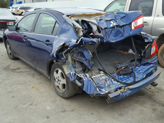 4A3AB36F69E037076 - 2009 MITSUBISHI GALANT ES BLUE photo 3