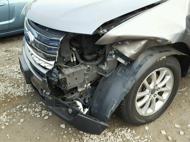 2FMDK48C89BA62089 - 2009 FORD EDGE SEL GRAY photo 9