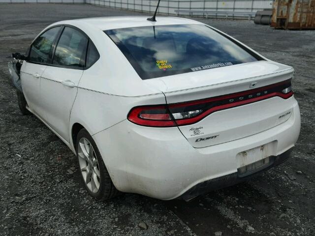 1C3CDFBA8DD107956 - 2013 DODGE DART SXT WHITE photo 3