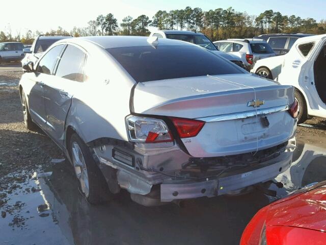 2G1145S30G9151894 - 2016 CHEVROLET IMPALA LTZ SILVER photo 3