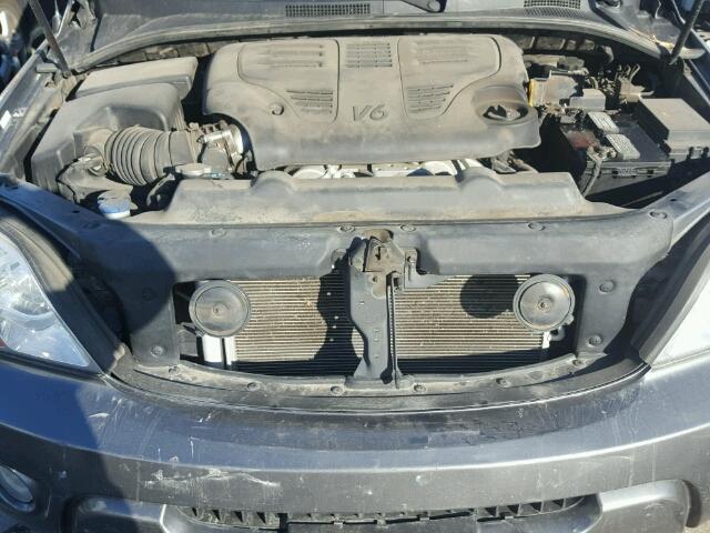 KNDJC736685798541 - 2008 KIA SORENTO EX SILVER photo 7