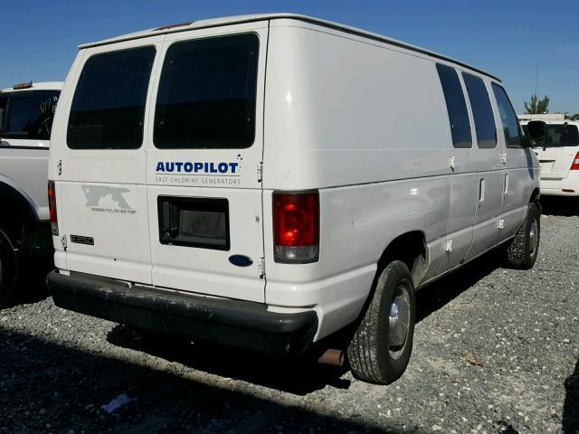 1FTNE24L34HA60207 - 2004 FORD ECONOLINE WHITE photo 4