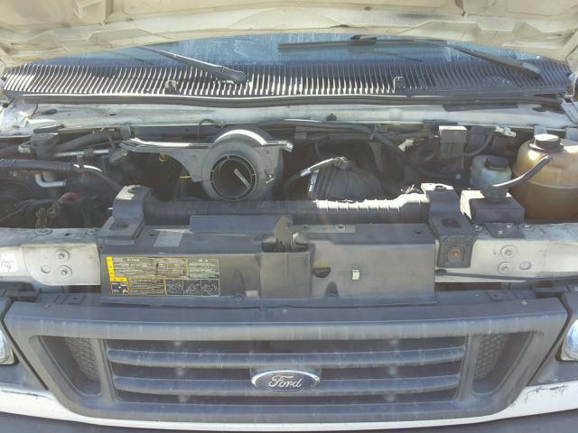 1FTNE24L34HA60207 - 2004 FORD ECONOLINE WHITE photo 7