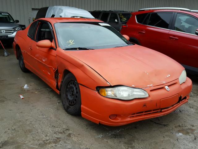 2G1WW12E349113291 - 2004 CHEVROLET MONTE CARL ORANGE photo 1