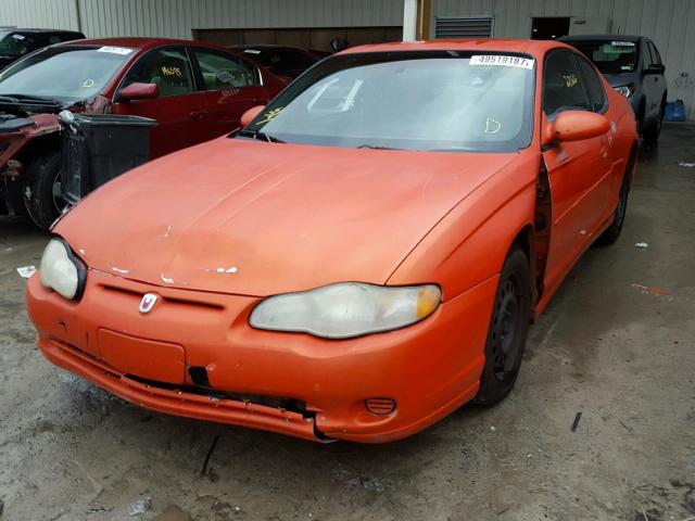 2G1WW12E349113291 - 2004 CHEVROLET MONTE CARL ORANGE photo 2