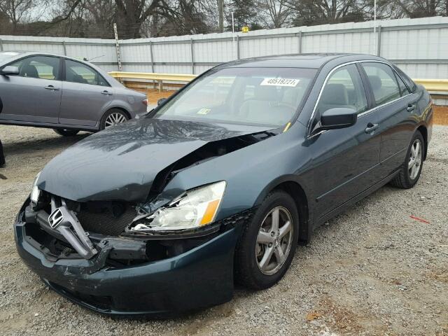 1HGCM56794A043109 - 2004 HONDA ACCORD EX GREEN photo 2
