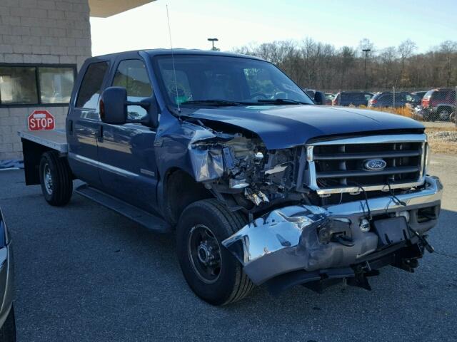 1FTNW21P34EC77438 - 2004 FORD F250 SUPER BLUE photo 1