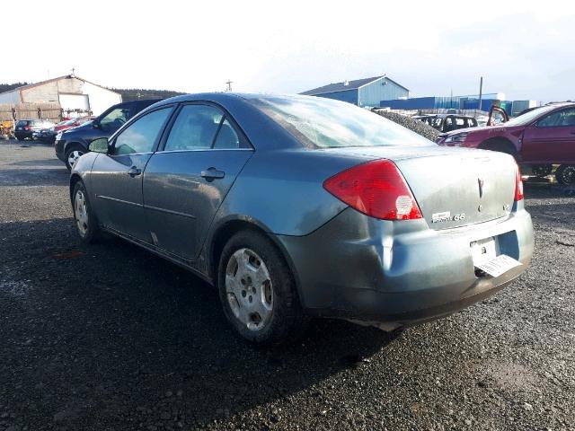 1G2ZG558964280554 - 2006 PONTIAC G6 SE1 BLUE photo 3