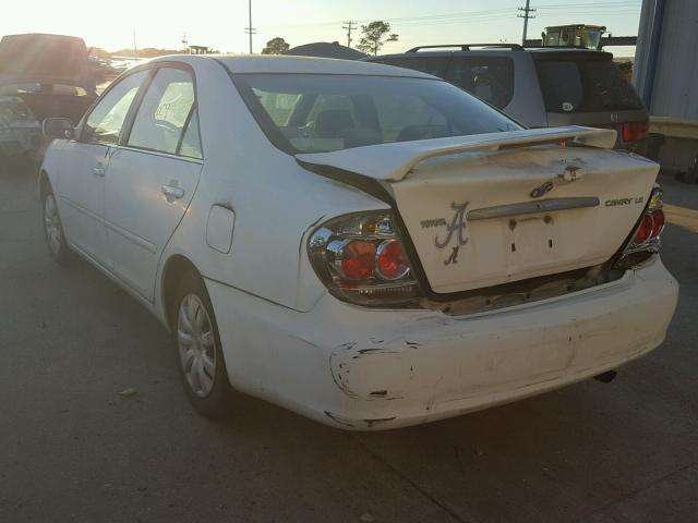 4T1BE30K55U383734 - 2005 TOYOTA CAMRY LE თეთრი ფოტო 3