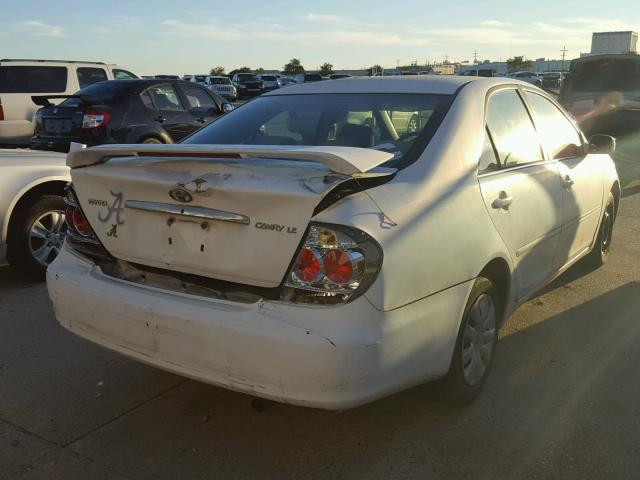 4T1BE30K55U383734 - 2005 TOYOTA CAMRY LE თეთრი ფოტო 4