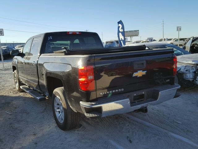 3GCPCSEC9EG373528 - 2014 CHEVROLET SILVERADO BLACK photo 3