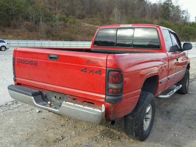 3B7HF12Z9WG179906 - 1998 DODGE RAM 1500 RED photo 4