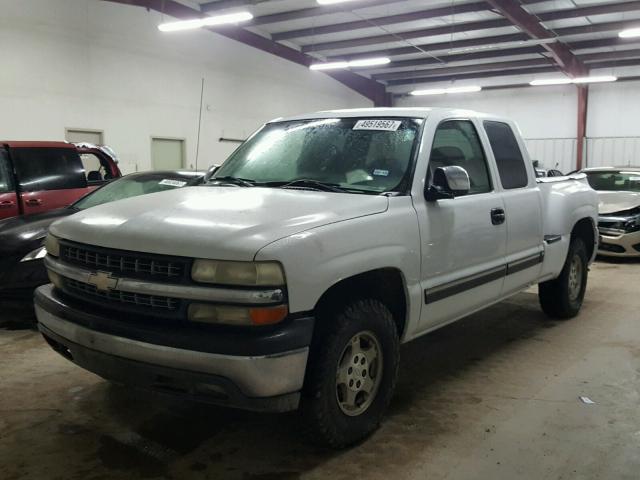 2GCEK19T4Y1297910 - 2000 CHEVROLET SILVERADO WHITE photo 2