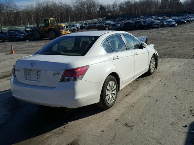 1HGCP26328A155582 - 2008 HONDA ACCORD LX WHITE photo 4